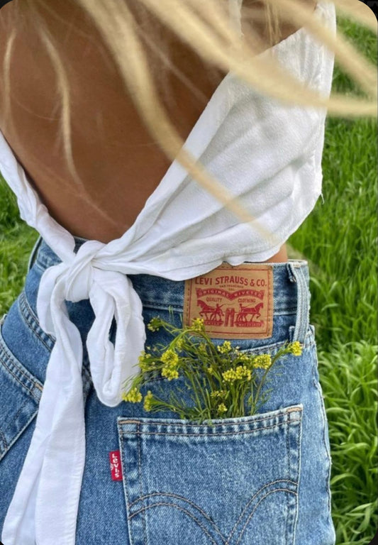 High rise Levi cutoffs - Original