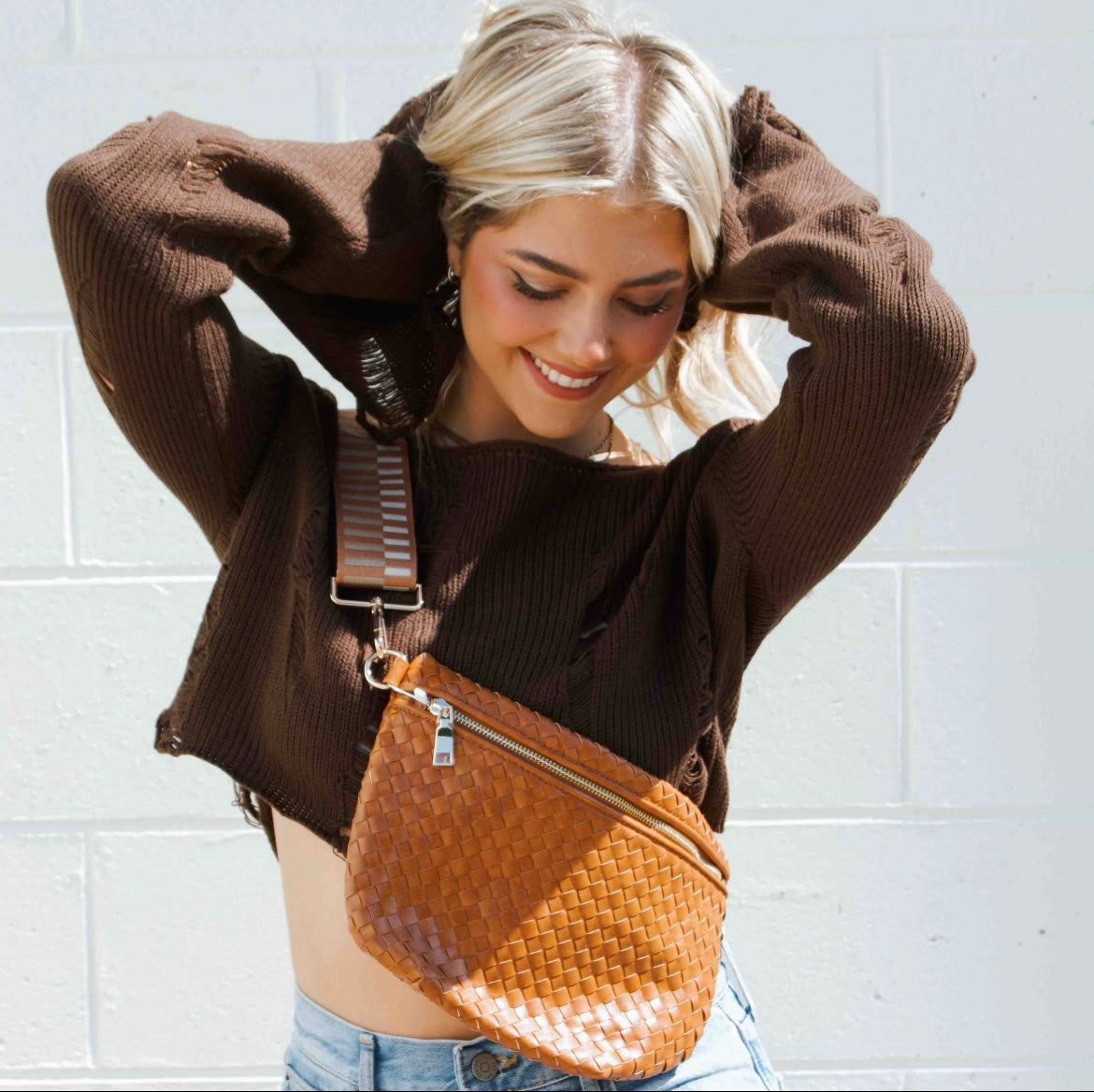 Brown Chelsea bum bag