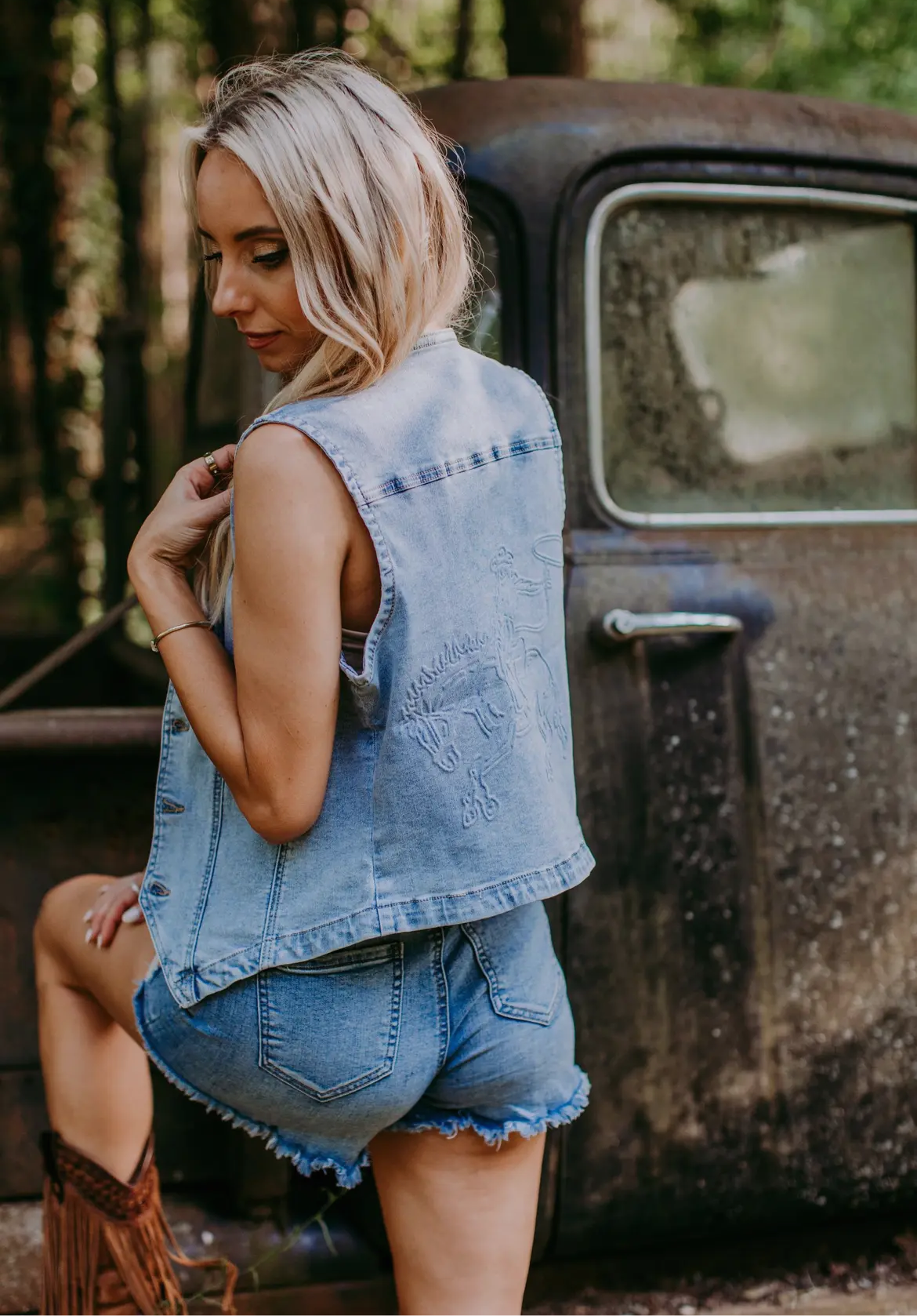 Country western vest