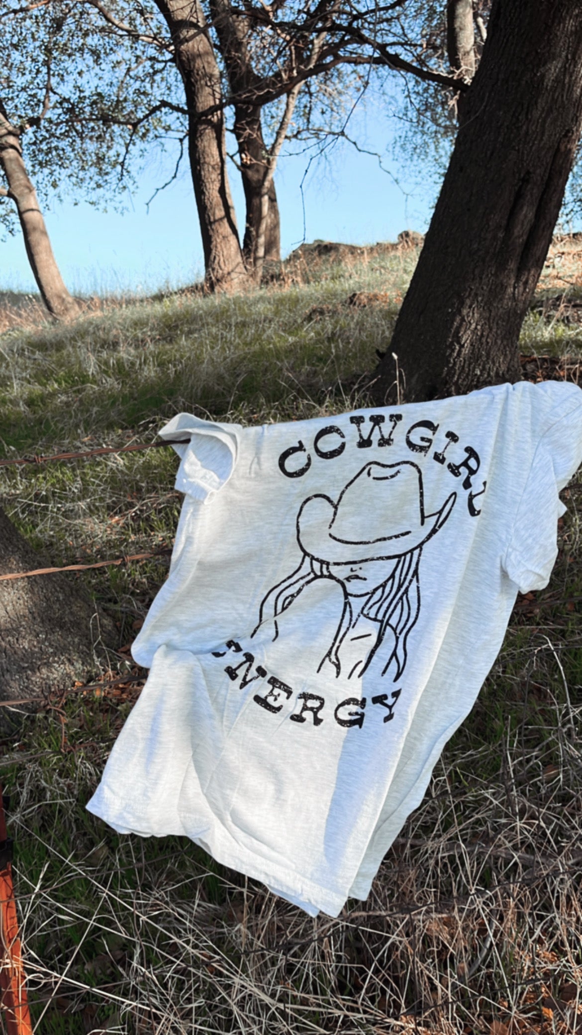 Cowgirl energy graphic tee