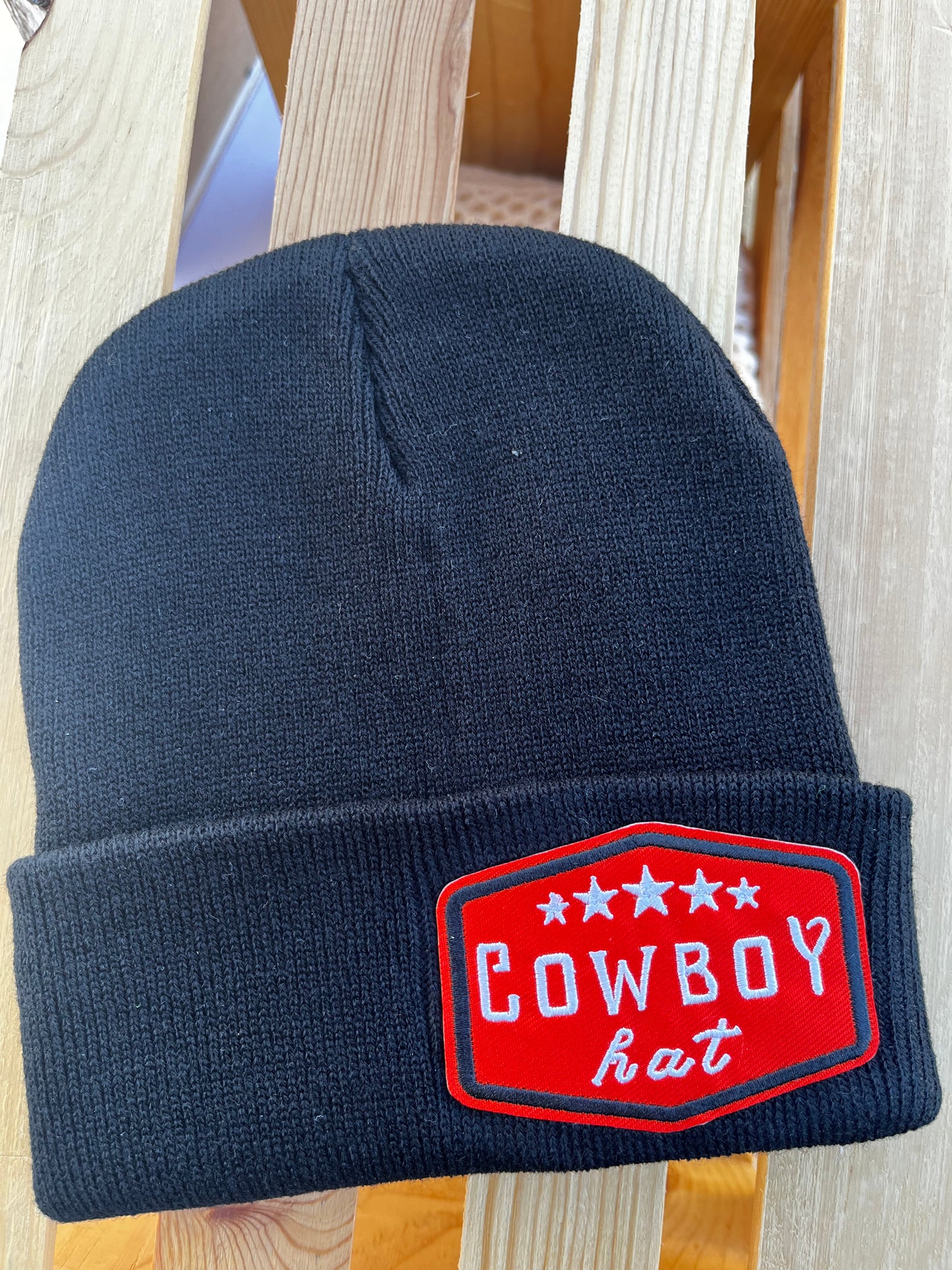 Cowboy hat beanie