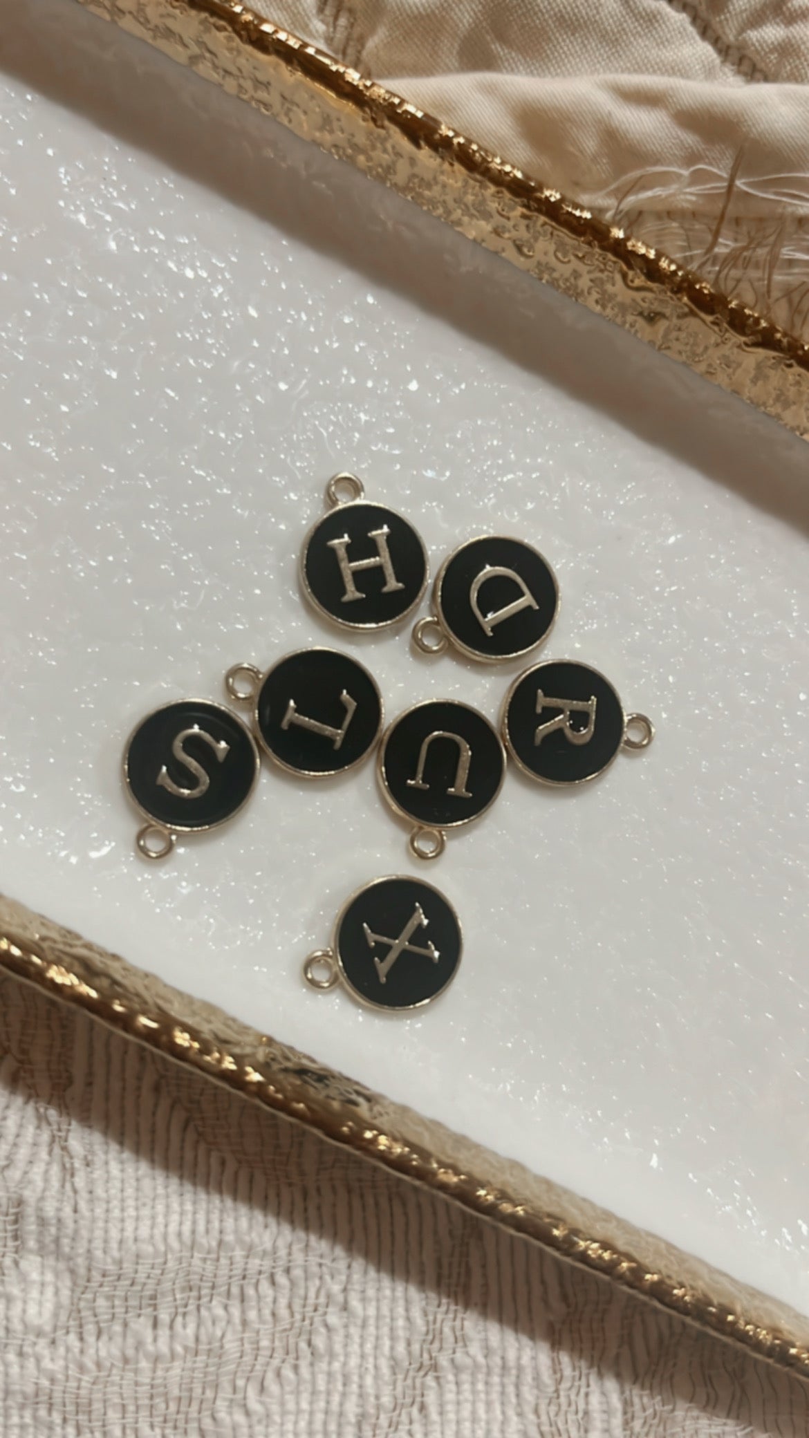 Black letter charm