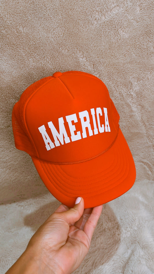 America trucker hat