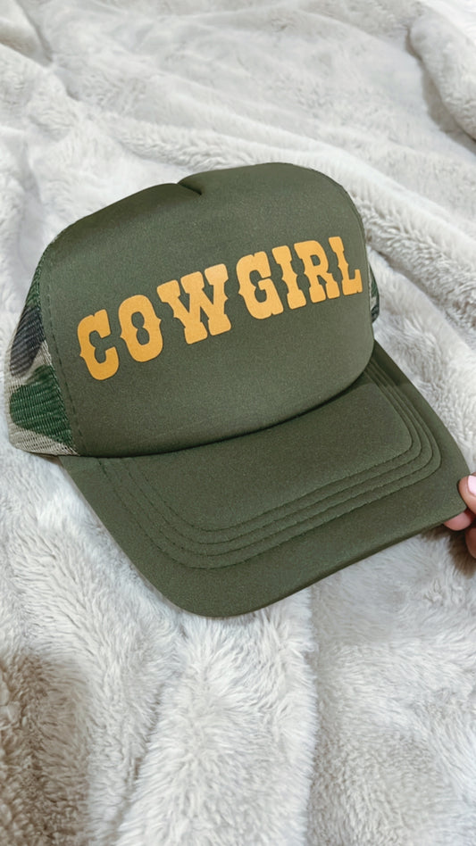Cowgirl Camo Snapback