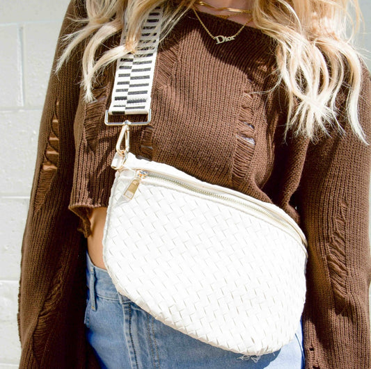 Cream Chelsea bum bag