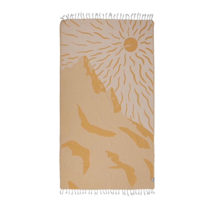 Sunny Utah beach towel